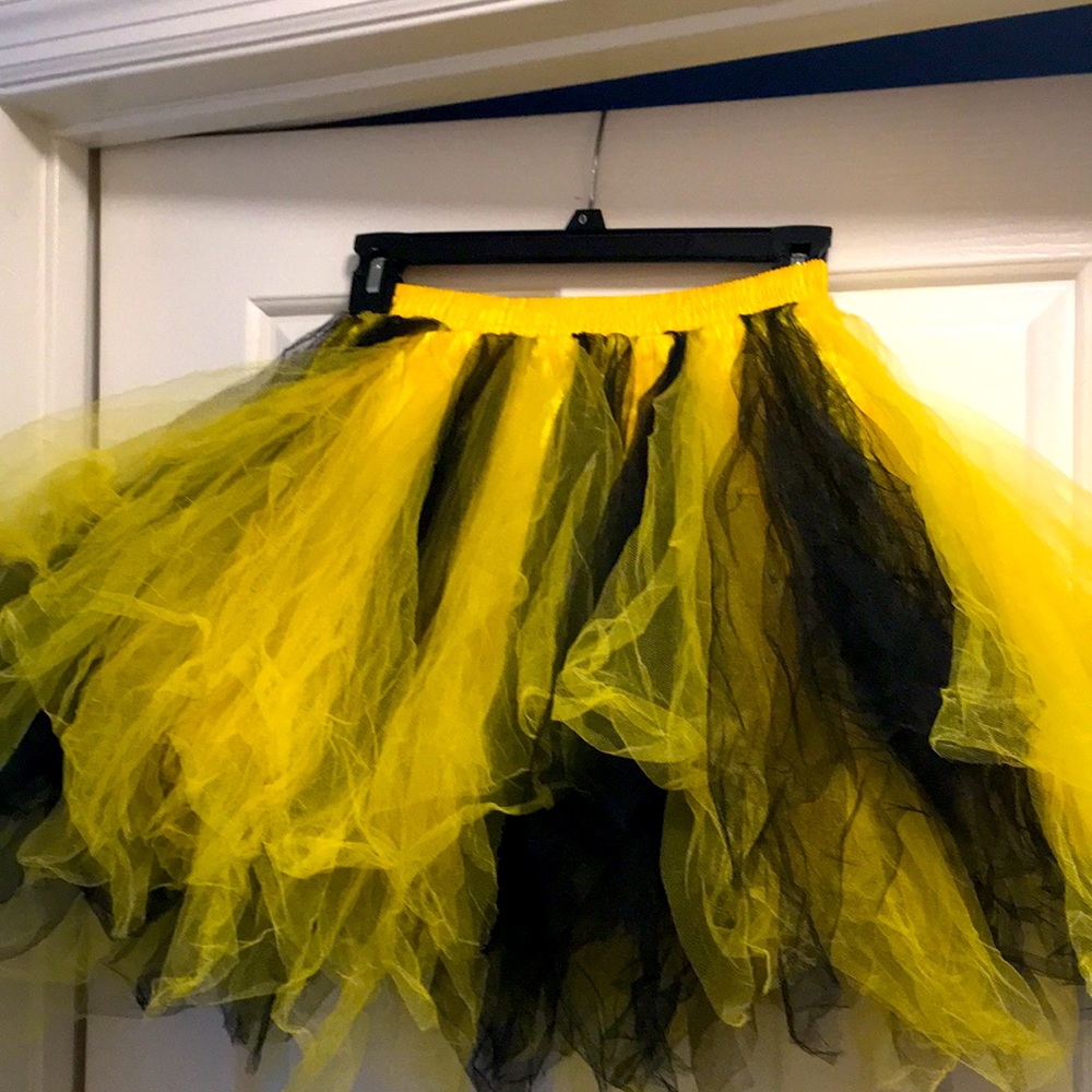 Black and yellow tutu